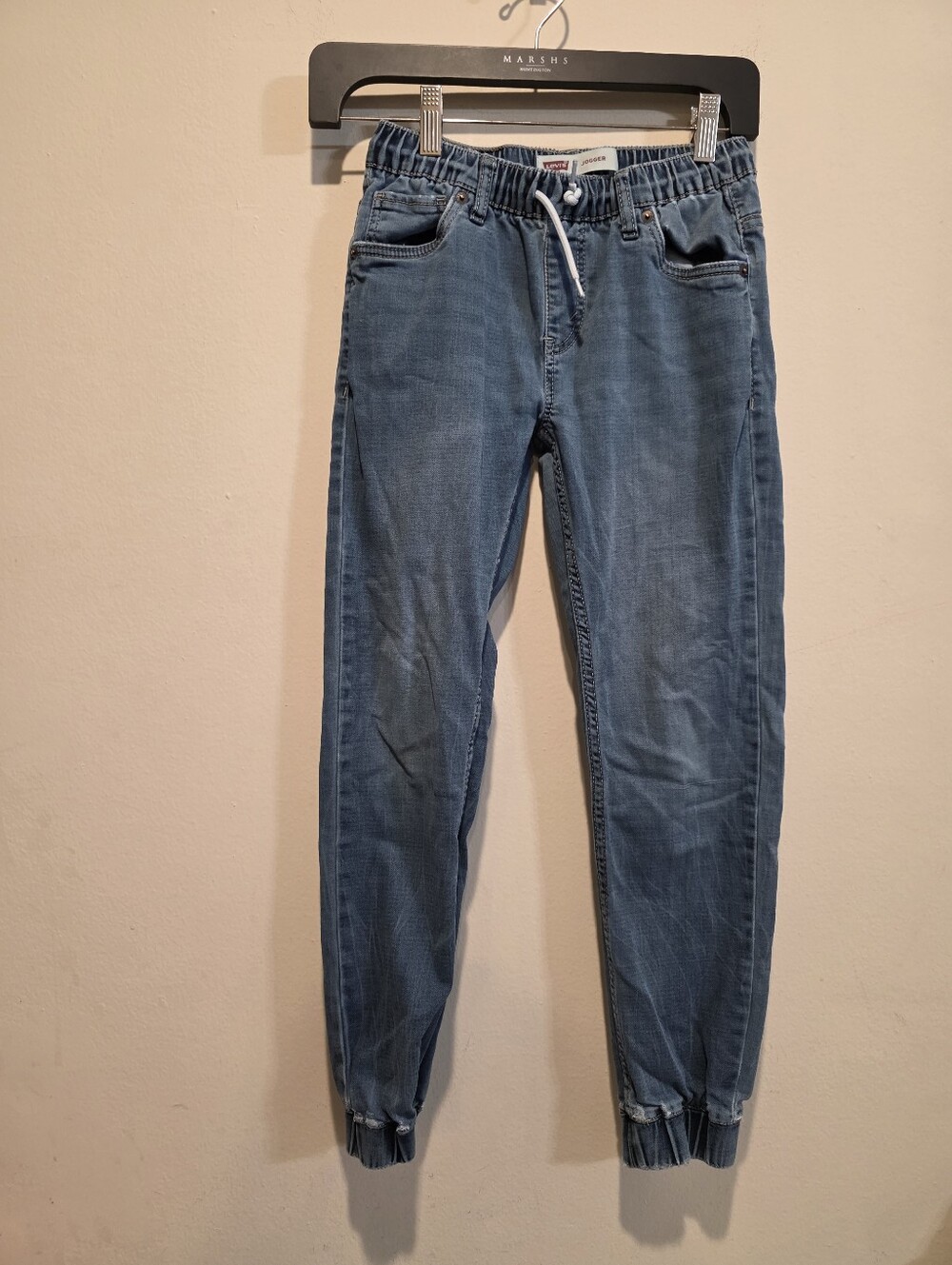 Levi's Light Blue Relaxed Jogger Jeans with Drawstring